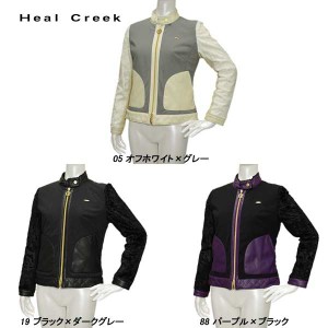 ヒールクリーク Heal Creek レディース 秋冬 フェイクファー×フェイクレザー ブルゾン