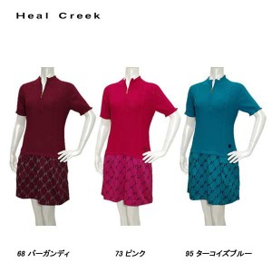 ヒールクリーク Heal Creek レディース 秋冬春  ニット 半袖ワンピース