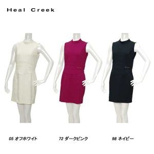 ヒールクリーク Heal Creek レディース 秋春夏  UVカット 吸水速乾 透け防止 接触冷感 ノースリーブ ワンピース