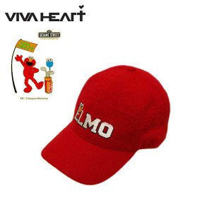 ビバハート VIVA HEART セサミストリートコラボ 秋冬 帽子 シャギーキャップ