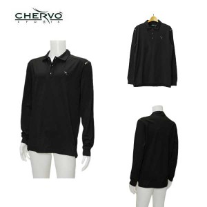 シェルボ CHERVO メンズ 秋冬 ストレッチ 保温 長袖シャツ サイズ50