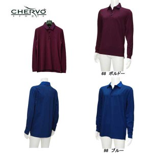 シェルボ CHERVO メンズ 秋冬 ストレッチ 保温 柄 長袖シャツ