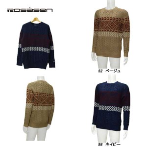 ロサーセン Rosasen メンズ 秋冬 MIXネップセーター