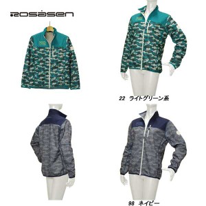 ロサーセン Rosasen レディース 秋冬 防風 撥水 迷彩柄プリントブルゾン サイズ40