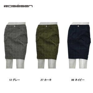 ロサーセン Rosasen レディース 秋春 チドリ柄 カモフラ スカート