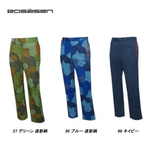 ロサーセン Rosasen メンズ カモフラージュ柄 レインパンツ