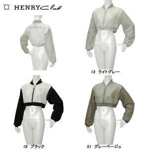 ヘンリークラブ HENRY Club レディース 春夏 ストレッチ ボレロ丈メッシュブルゾン サイズ40