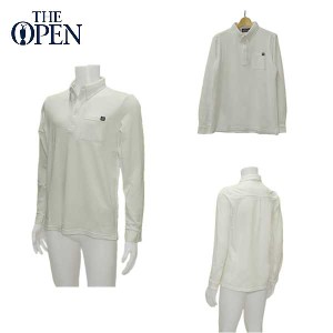 ジ・オープン THE OPEN メンズ 秋春 UVケア 吸水速乾 ストレッチ プライムフレックス長袖シャツ サイズ50(L)