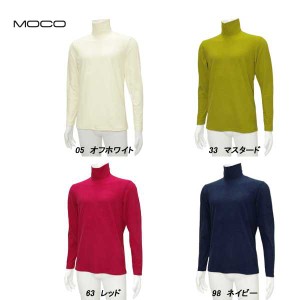 MOCO モコ メンズ 秋冬  Ｃａｒｖｉｃｏ起毛素材 ストレッチ 長袖ハイネック