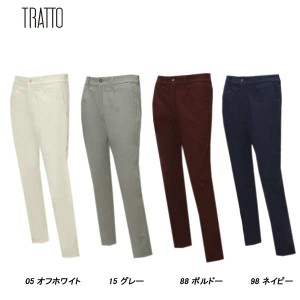 トラット TRATTO メンズ 秋冬 起毛ピケ ストレッチ ワンタックパンツ