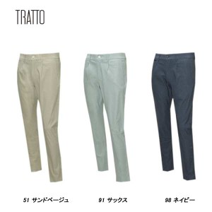 トラット TRATTO メンズ 春夏 ストレッチ デラックスジャガード テーパードシルエットパンツ