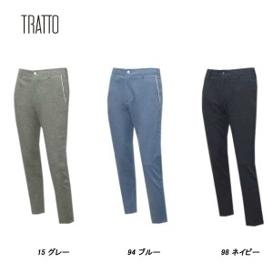 トラット TRATTO メンズ 春夏 シードチェック ジャガード テーパードイージーパンツ