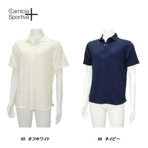 Camicia Sportiva + カミーチャスポルティーバプラス 春夏 アーガイル ジャガード 半袖シャツ