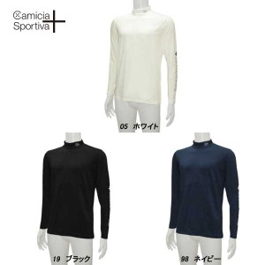 Camicia Sportiva + カミーチャスポルティーバプラス 春夏秋 吸水速乾 モックネックシャツ