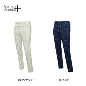 Camicia Sportiva + カミーチャ スポルティーバプラス 春夏 ウィンドウペン シャドーカモプリント パンツ