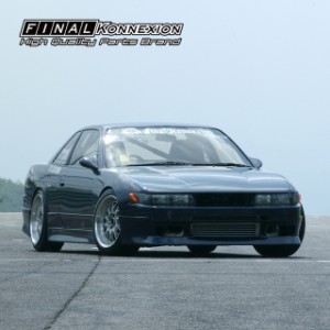 【FIRST CONTACT】 FRP製 TYPE1 リアバンパースポイラー NISSAN S13 シルビア専用 未塗装品 【PGFK-G16-FCS13R1】 エアロ 社外部品 ファ