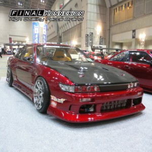 【FIRST CONTACT】 FRP製 TYPE2 エアロ3点キット NISSAN S13 シルビア専用 未塗装品 フロント/サイド/リア 【PGFK-G17-FCS133S2】 エアロ