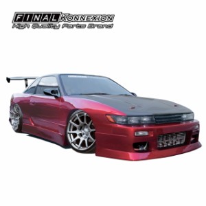 【FIRST CONTACT】 FRP製 TYPE3 エアロ3点キット NISSAN S13 シルビア専用 未塗装品 フロント/サイド/リア 【PGFK-G18-FCS133S3】 エアロ