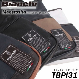 【LOWARD - ロワード - 】【Bianchi(ビアンキ)】フェイクレザー クラッチショルダー【TBPI31】 ショルダー ボディバッグ 防水 撥水 ユニ