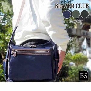 【平野鞄】【BLAZER CLUB(ブレザークラブ)】中国製★B5収納可能 ショルダーバッグ【KBN33761】カジュアルバッグ メンズ A4ファイル ナイ