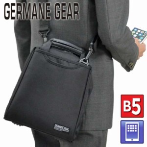 【平野鞄】【GERMANE GEAR(ジャーメインギア)】中国製★B5収納可能ショルダーバッグ【KBN33751】ビジネスバッグ メンズ 縦型 大開き 出勤