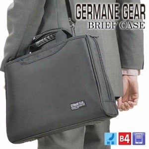 【平野鞄】【GERMANE GEAR(ジャーメインギア)】中国製★B4収納可能ブリーフケース【KBN26680】ビジネスバッグ メンズ 横型 大開き 出勤 