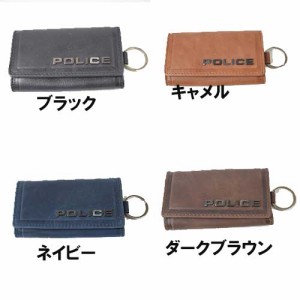 【大阪鞄材】【POLICE(ポリス)】 EDGE キーケース【pa-58003】キーリング 革 入学式 入社式 卒業式 プレゼント 一粒万倍日 ギフト