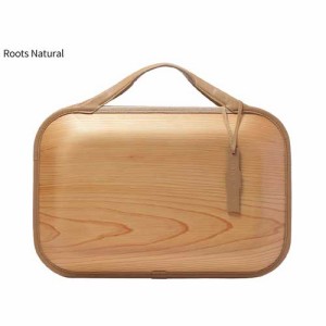 Roots monacca モナッカ トートバッグ 木 木製 木目 自然 エコアス トート バッグ ママバッグ セール 福袋 ショルダーバッグ 春 国産帆布