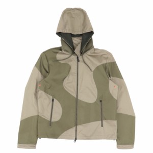 【クリアランスSALE】モンクレール 16SS SAMUEL フードナイロンジャケット メンズ カーキ 3 カモフラ 迷彩 コットン MONCLER