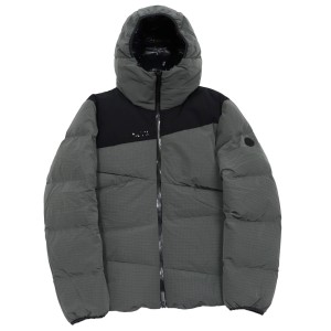 美品 モンクレール 18年 TACANA ダウンジャケット メンズ グレー 黒 2 MONCLER