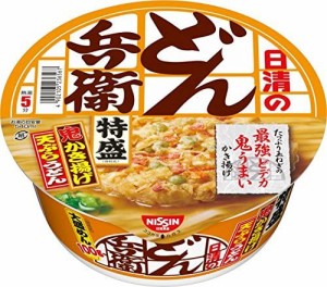 【Go In Eat】日清食品 日清のどん兵衛 特盛かき揚げ天ぷらうどん 138g×3個