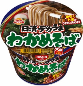 【Go In Eat】日清食品 デカうま わかめそば 106g ×12個