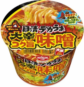 【Go In Eat】日清 デカうま 大辛コク旨味噌 114g ×4個