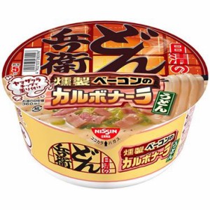 【Go In Eat】日清食品 どん兵衛 燻製ベーコンのカルボナーラうどん 81g  io