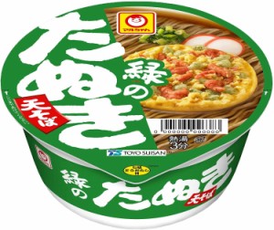 【Go In Eat】マルちゃん 緑のたぬき天そば 東 101g×12個　za