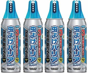 【まとめ買い ×4個セット】虫よけバリア スプレー 網戸 窓ガラス 450ml