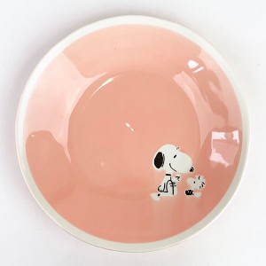 スヌーピー  22cmパスタプレート ピンク 食器 プレート 皿 ナチュラル キッチン