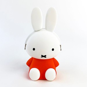 ミッフィー miffy ３Dポーチ がま口 レッド 小物入れ  