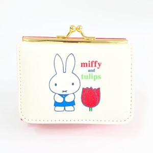 ミッフィー チューリップ miffy and tulips 財布 RD コンパクト財布 三つ折り財布  レッド グッズ  (MCOR)