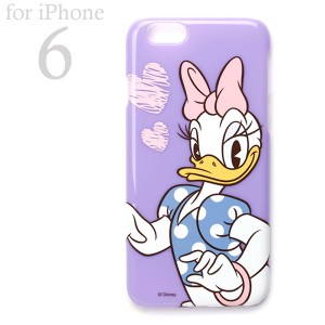 ディズニーデイジーダック  (アイフォンケース iPhone6/4.7インチ対応) iPhoneケース パープル スマホカバー Disney (PWD)