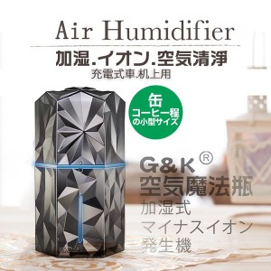  車載空気清浄機 イオン発生機 エアクリーナー 小型 PM2.5 アレルギー対策 静音 USBケーブル付 即納 マイナスイオン コンパクト 卓上 車