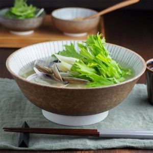 ラーメンどんぶり 21.3cm 十草丼ぶり 丼 おしゃれ 和食器 麺鉢 ボウル 鉢 大鉢 食器 ラーメン鉢 うどん丼ぶり そば丼ぶり 丼物 カフェ丼 