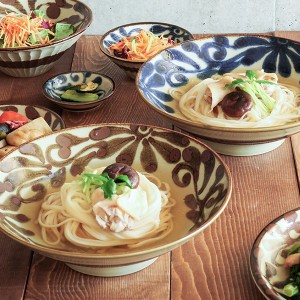 和食器 麺鉢 どんぶり 琉球カラクサ  丼ぶり 丼 らーめん鉢 うどん丼ぶり そば丼ぶり 煮物鉢 サラダボウル どんぶり鉢 大鉢 盛り鉢 盛鉢 