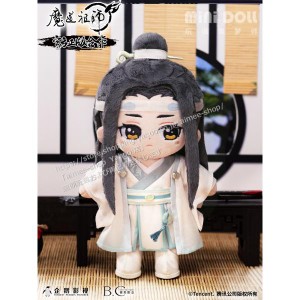 minidoll製 天官賜福 グッズ 20cm  ぬいぐるみ 魔道祖師　魏無羨　藍忘機  公式グッズ 正規品　 ぬいぐるみ裸+衣装セット