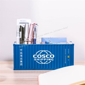 “COSCO”海上コンテナ模型  卓上収納ボックス コンテナ 船ボックス インテリア雑貨　カスタムロゴ作り 鉄道模型