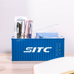 “SITC”海上コンテナ模型  卓上収納ボックス コンテナ 船ボックス インテリア雑貨　カスタムロゴ作り 鉄道模型