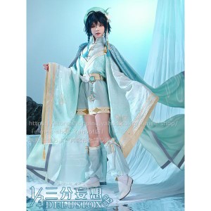 三分妄想1/3Delusion】原神  ウェンティ  コスプレ衣装  チャイナ風Ver　漢服　衣装  コスチューム※ ウイッグ追加可