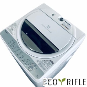 【中古】 【自社配送エリア内限定】 東芝 TOSHIBA 洗濯機 一人暮らし 2019年製 全自動洗濯機 6.0kg グランホワイト 送風 乾燥機能付き AW