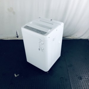 【中古】 【自社配送エリア内限定】 パナソニック Panasonic 洗濯機 一人暮らし 2020年製 全自動洗濯機 6.0kg シルバー 送風 乾燥機能付