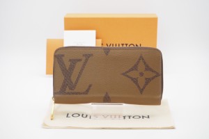 ☆安心の３大保証☆ Bランク ≪LOUIS VUITTON ルイ ヴィトン/ラウンドファスナー長財布≫ M69353 モノグラム ジャイアント リバース ジッ